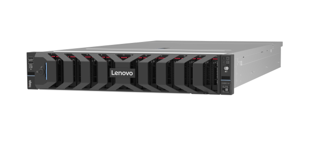02 front angled left VX850 V4 Lenovo modernises virtualisation infrastructure for AI‑ready future