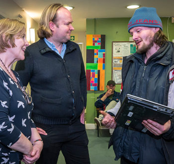 1 laptops for homeless webjpg New London initiative is giving homeless people laptops to help them get jobs