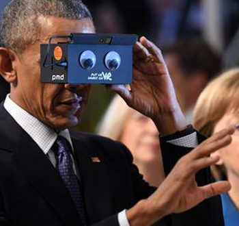 1 obama vr webjpg Obama on virtual reality: 'It's a brave new world'
