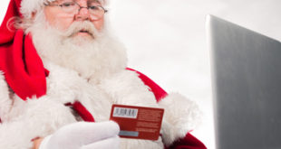 1 santa christmas shopping online laptop webjpg Preparing for Christmas 2021: 58% of UK Consumers Want Real-Time Visibility of Online Orders