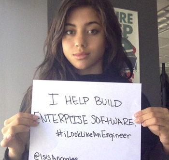 1 twitter engineer webjpg #ILookLikeAnEngineer - tech firms join campaign to promote diversity