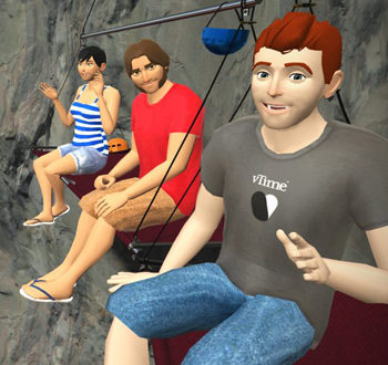 1 vtime webjpg Are VR social networks the key to selling virtual reality headsets to non-gamers?