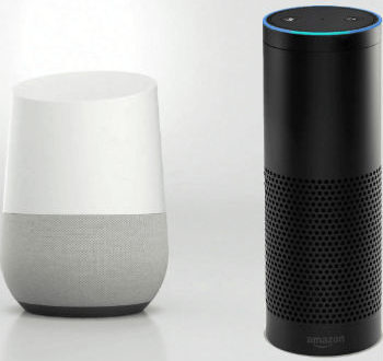 2 google home and amazon echojpg Dedicated voice assistants are living on borrowed time