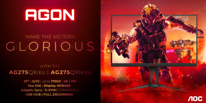 AOC AG275QX QXN 1200x628 1 AGON's 5th gen gaming monitors deliver Fast IPS & Fast VA panels