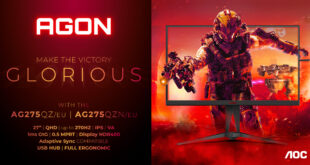 AOC AG275QZ QZN 1200x628 copy AGON’s 5th generation expands with 270 Hz/240 Hz QHD models employing Fast IPS-QD and VA panels