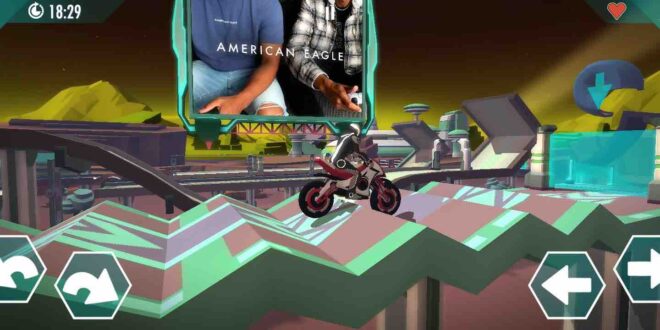 American Eagle in Gravity Rider Zero copy Bidease and Anzu partner on mobile in-game advertising