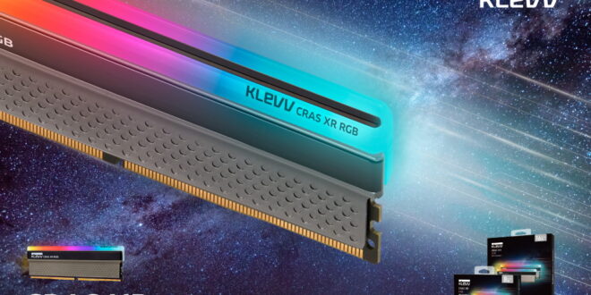 Cras KLEVV Launches gaming memory with enhanced frequency and RGB light diffuser design