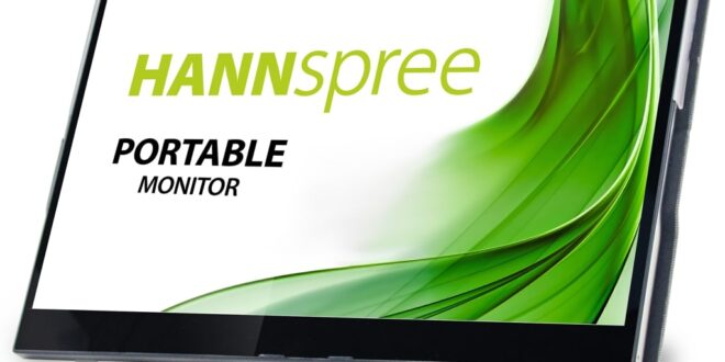 HL 161 CGB side a with foldable cover HANNspree announces new range of portable monitors