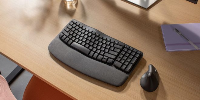 High Resolution JPG Waves LIFE Graphite 344 Logitech introduces ergonomic Wave Keys to boost worker comfort and wellbeing