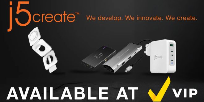 J5c banner VIP and j5create are wired for success