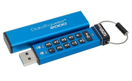 Kingston Kingston Digital releases 128GB capacity addition to DataTraveler 2000 encrypted USB