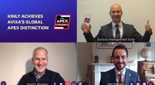 Kinly achieves AVIXA APEx distinction2 Kinly achieves fourth AVIXA Provider of Excellence (APEx) accreditation
