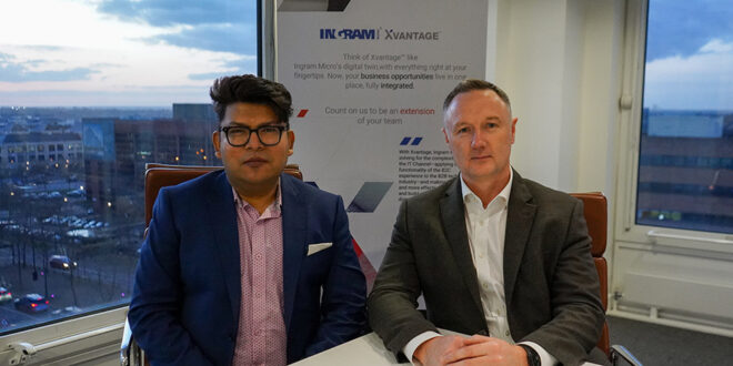 Matt and Sanjib 01 Ingram Micro launches Xvantage in the UK