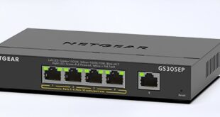 Netgear GS305EP copy Netgear's four new gigabit Ethernet plus switches