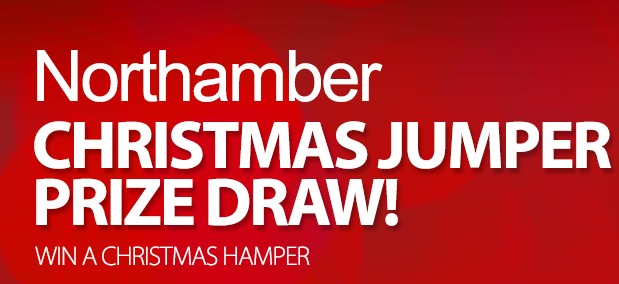 Northamber cropped Win a John Lewis hamper in Northamber Christmas jumper selfie competition