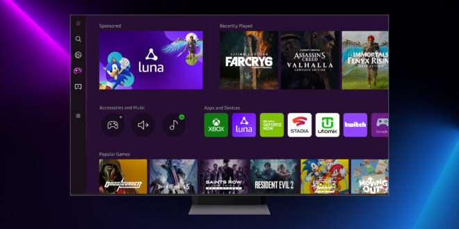 Samsung gaming hub 1 Samsung and Amazon team up to bring Amazon Luna to Samsung gaming hub