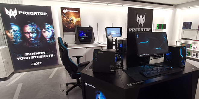 Acer Launches Immersive Pc Gaming Area In Harrods London Store Pcr