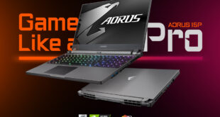 aurus AORUS 15P, the ultra-thin professional gaming laptop