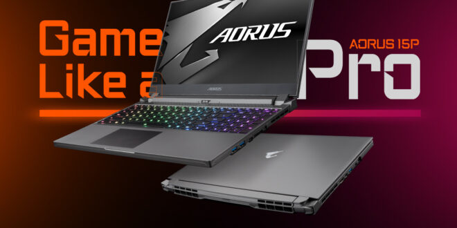 aurus AORUS 15P, the ultra-thin professional gaming laptop