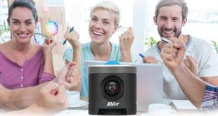aver cam340 plus AVer introduces CAM340+ huddle room USB camera