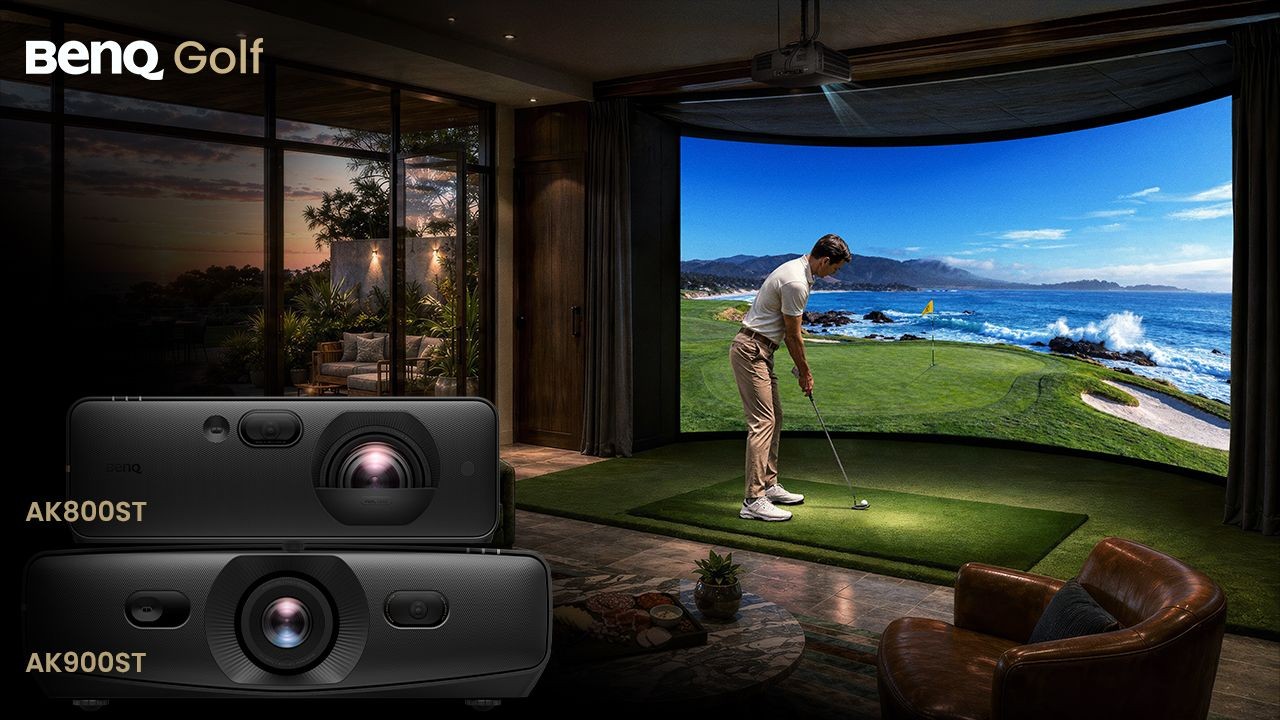 BenQ unveils AI‑driven golf projectors for course‑realistic simulation