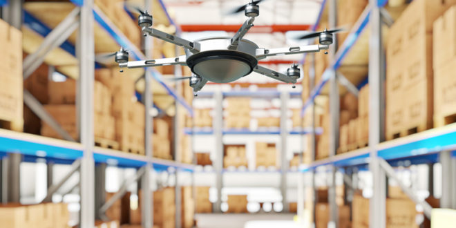 drone in warehouse mainjpg With business use set to surge in 2016, are you selling drones yet?