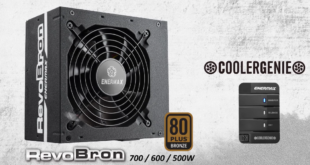 enermax revobron tga ENERMAX launches TUF-certified RevoBron TGA gaming power supply