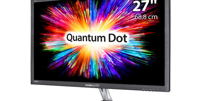 hannspree hq272pqd monitor HANNspree unveils new 27-inch Performance Monitor with Quantum Dot technology