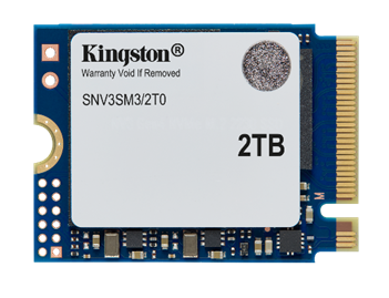 k Kingston adds new form factor to NV3 PCIe 4.0 NVMe SSD