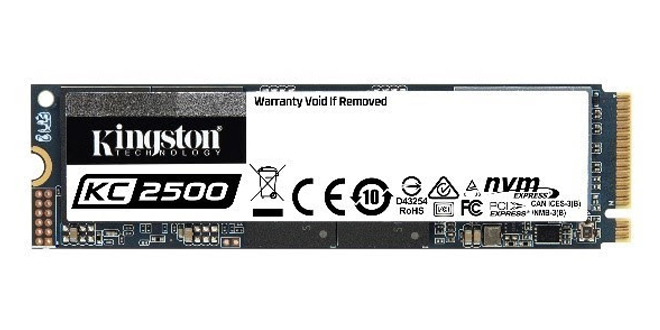 kingston KC2500 SSD Kingston introduces KC2500 NVMe PCIe SSD