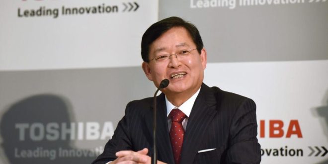 nobuaki kurumatani Toshiba’s new CEO says $18 billion chip sale won’t be cancelled