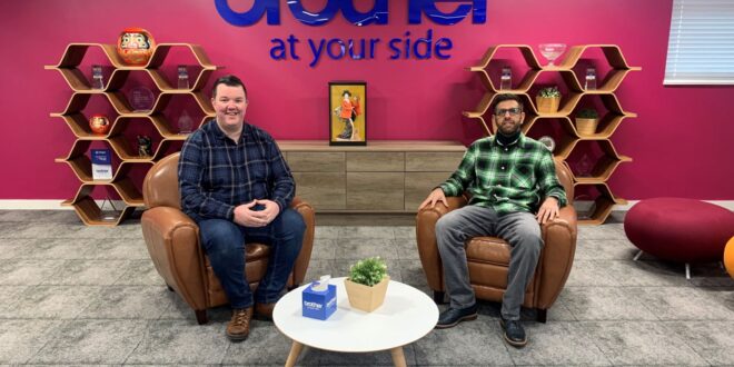 smallerChris Grimshaw Khalil Hussain Demand for subscription-based printing drives growth at Printerbase