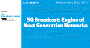 tvbeurope webinar 5g Free webinar: The impact of 5G on mobile TV