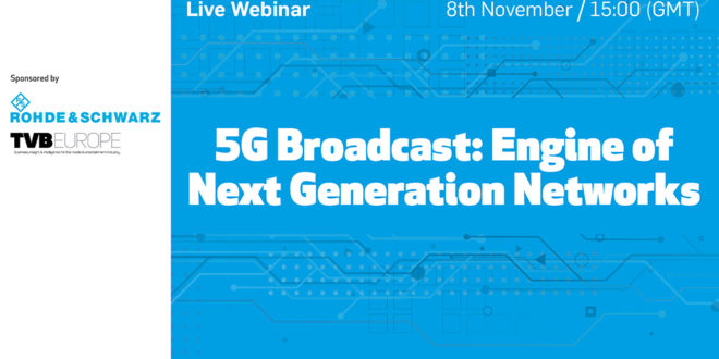 tvbeurope webinar 5g Free webinar: The impact of 5G on mobile TV