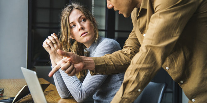 women business men meeting Over 60% of women working in tech feel they aren’t taken seriously