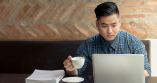 working from coffee shop mainjpg How to reap the benefits of a flexible working environment