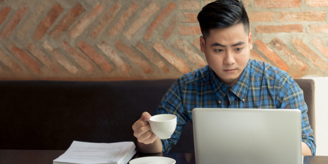 working from coffee shop mainjpg How to reap the benefits of a flexible working environment